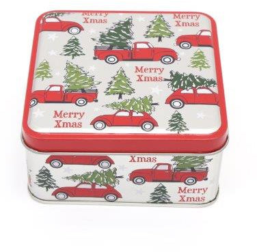 Vintage Vehicles Christmas Mini Tin
