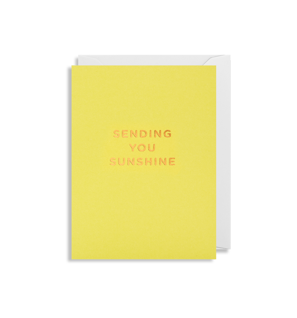 Mini Card Sending You Sunshine