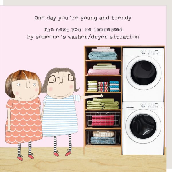 Rosie Made A Thing Washer Dryer Situation Card