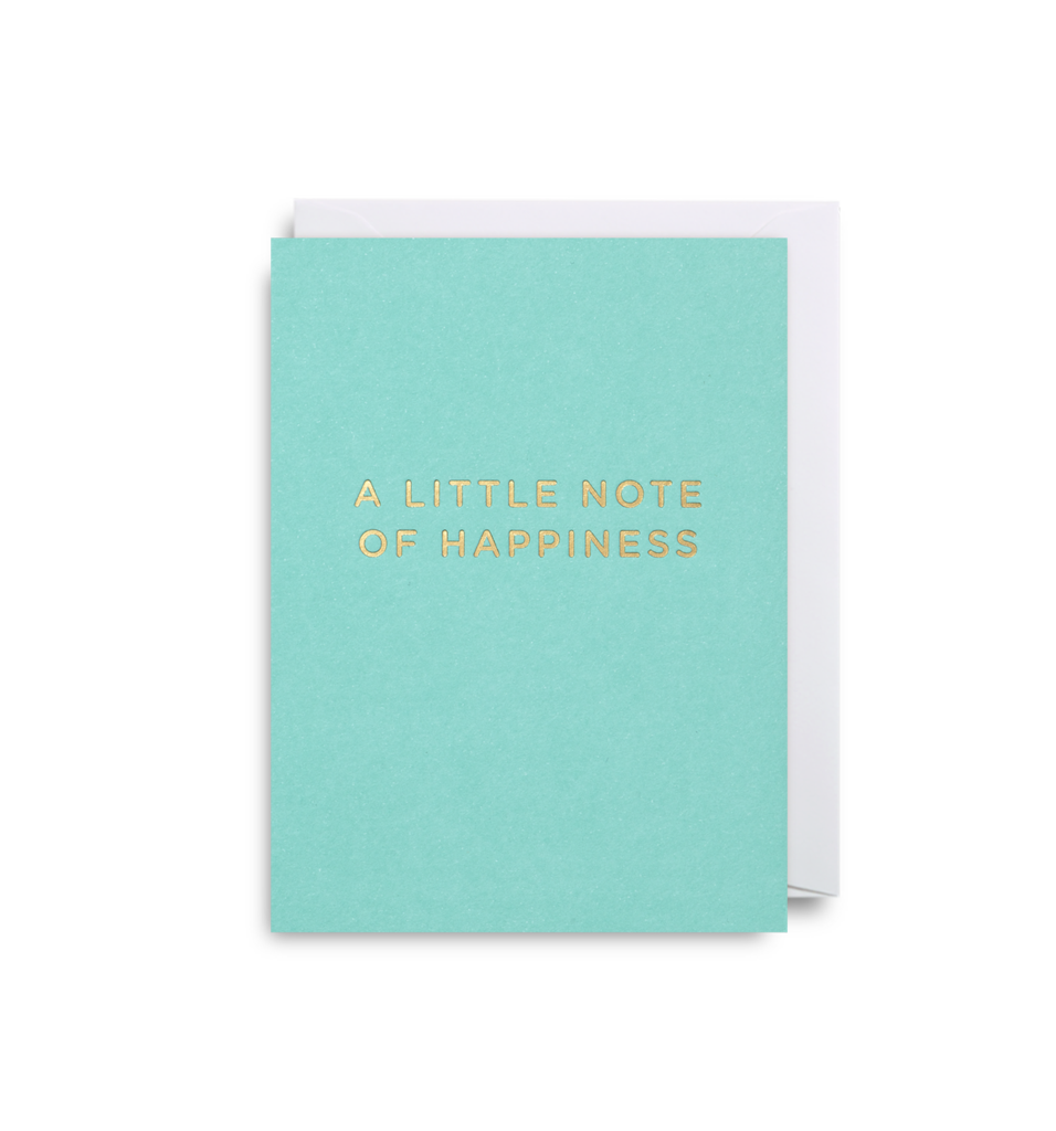 Mini Card A Little Note of Happiness