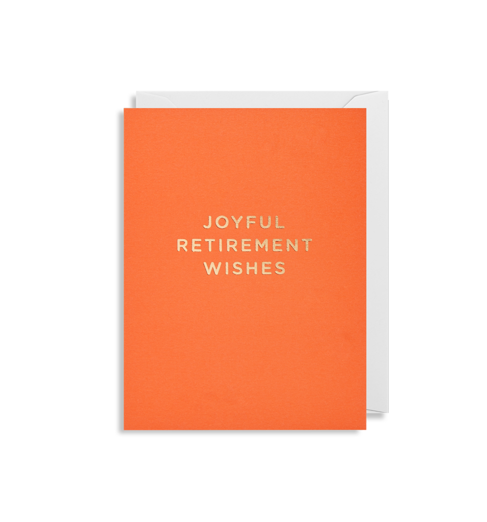 Mini Card Joyful Retirement Wishes