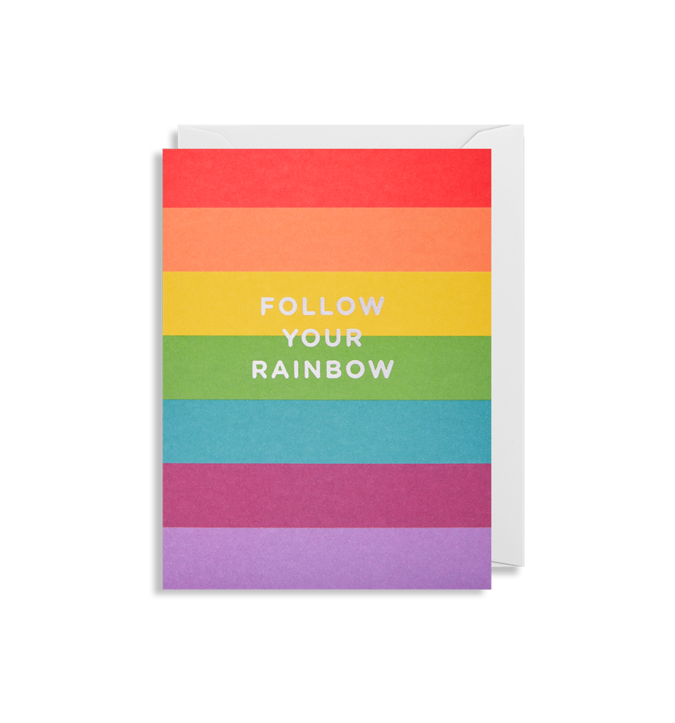 Mini Card Follow Your Rainbow