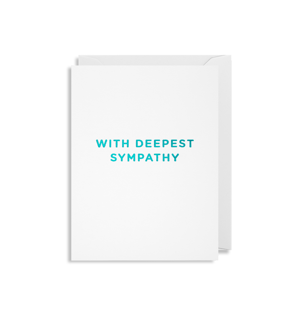 Mini Card With Deepest Sympathy